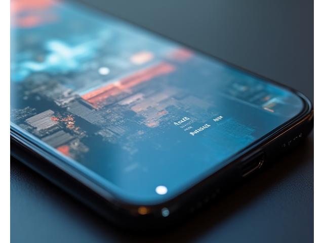 Écran de smartphone affichant une vidéo de haute qualité, symbolisant la qualité broadcast via smartphone.